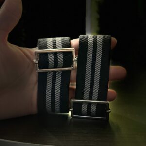 Black & Grey Stripes - Arm Holders