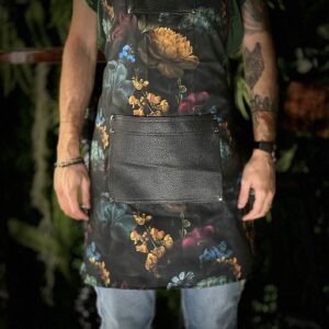 Dark Flower Apron - Matt & Tony