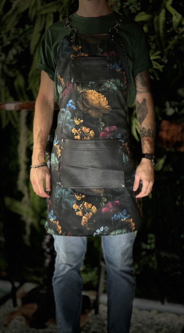 Dark Flower Apron - Matt & Tony