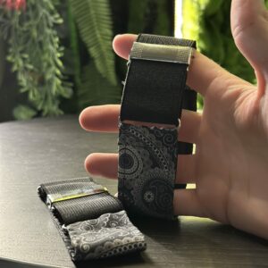 Paisley Black - Arm Holders